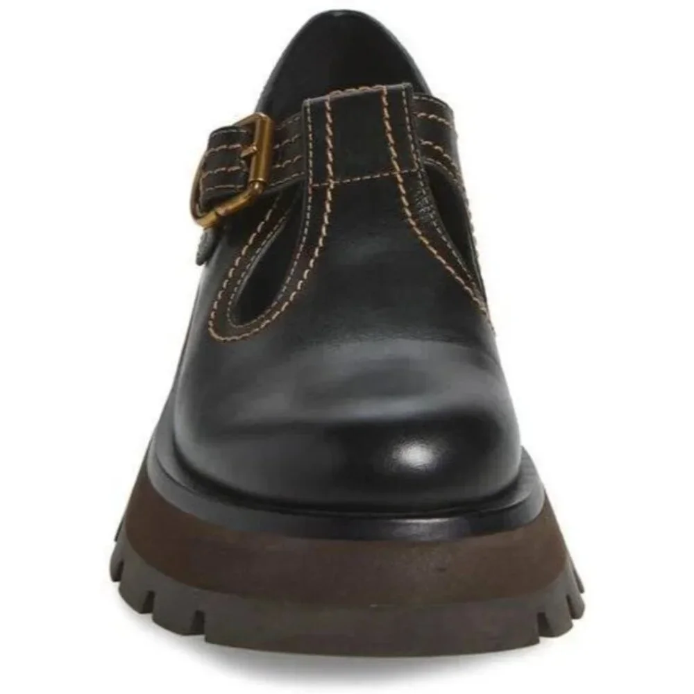 NEW 3.1 Phillip Lim Women's Kate-Lug Sole Mary Jane BLACK SIZE 9/100%AUTHENTIC - Picture 3 of 10
